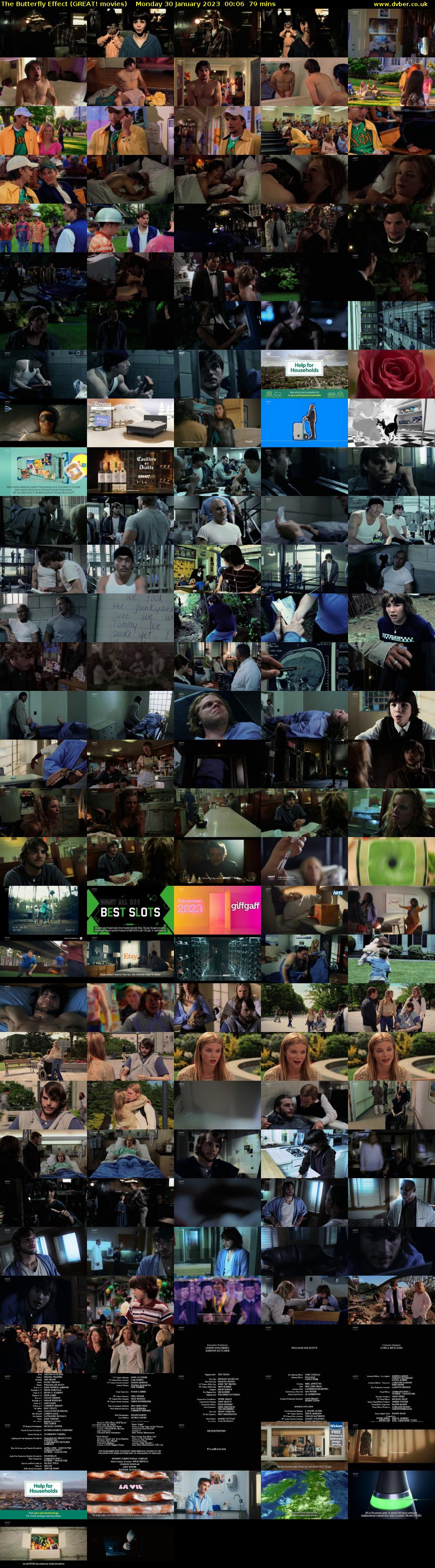 The Butterfly Effect (GREAT! movies) Monday 30 January 2023 00:06 - 01:25