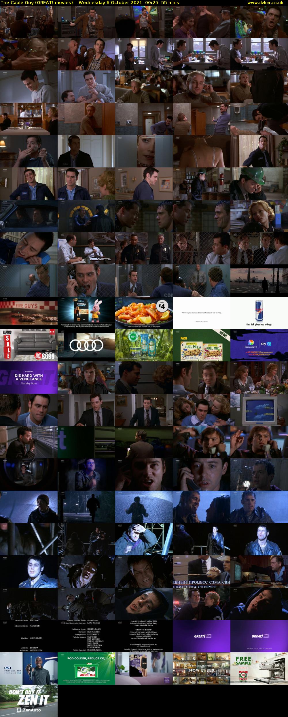 The Cable Guy (GREAT! movies) Wednesday 6 October 2021 00:25 - 01:20