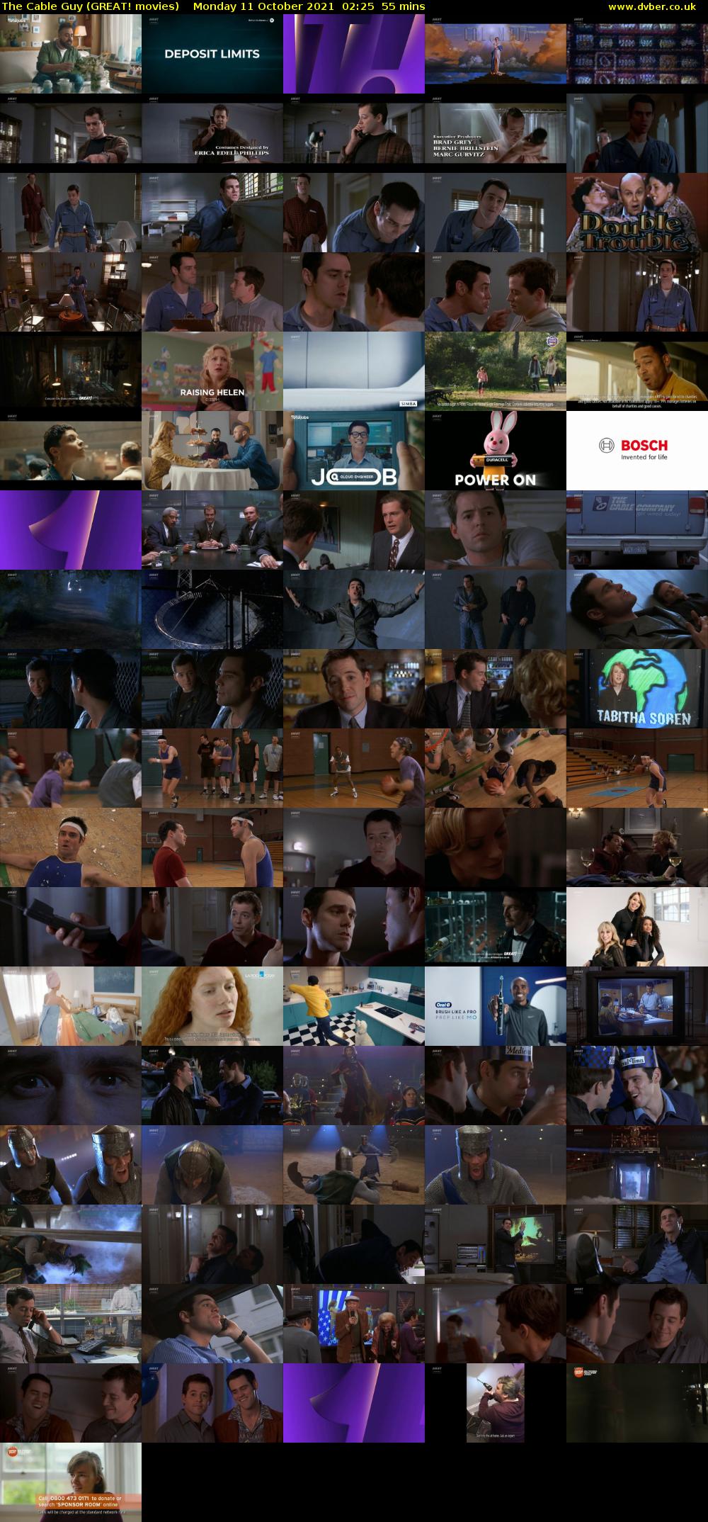 The Cable Guy (GREAT! movies) Monday 11 October 2021 02:25 - 03:20