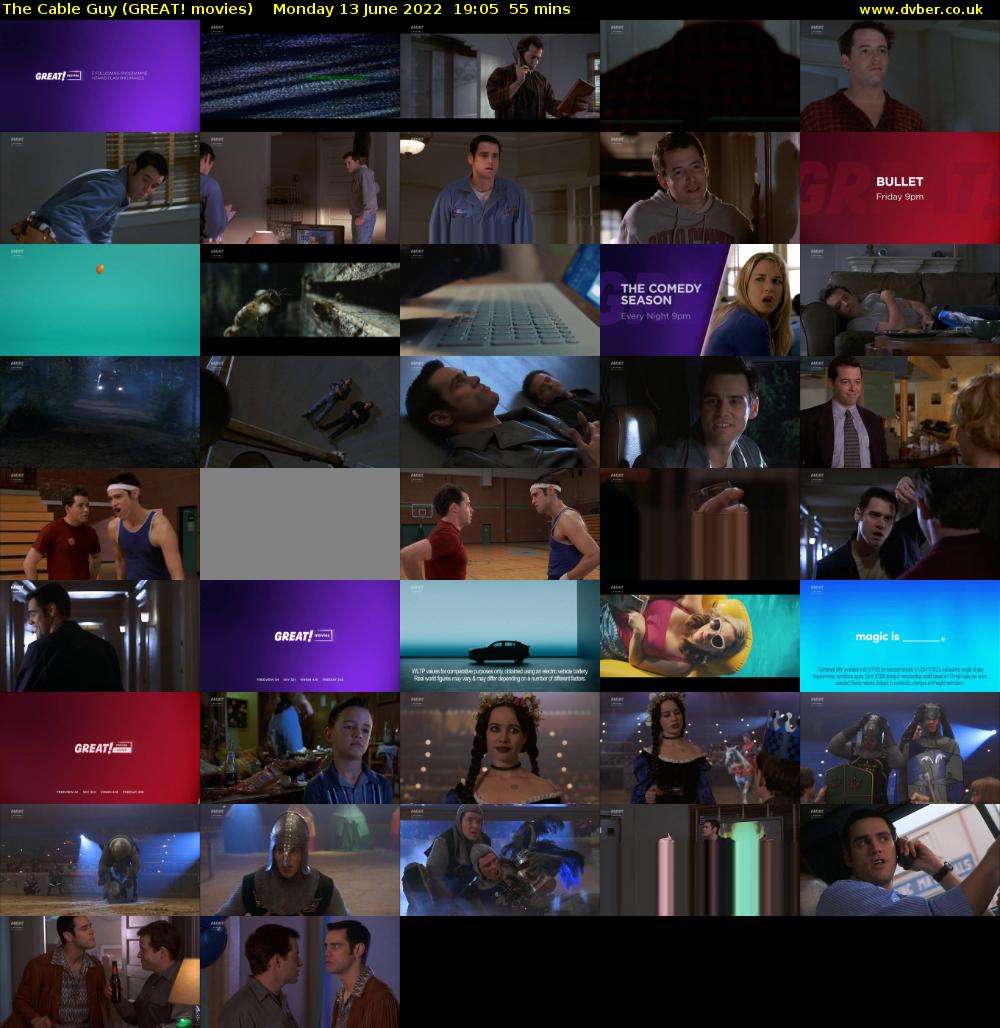 The Cable Guy (GREAT! movies) Monday 13 June 2022 19:05 - 20:00