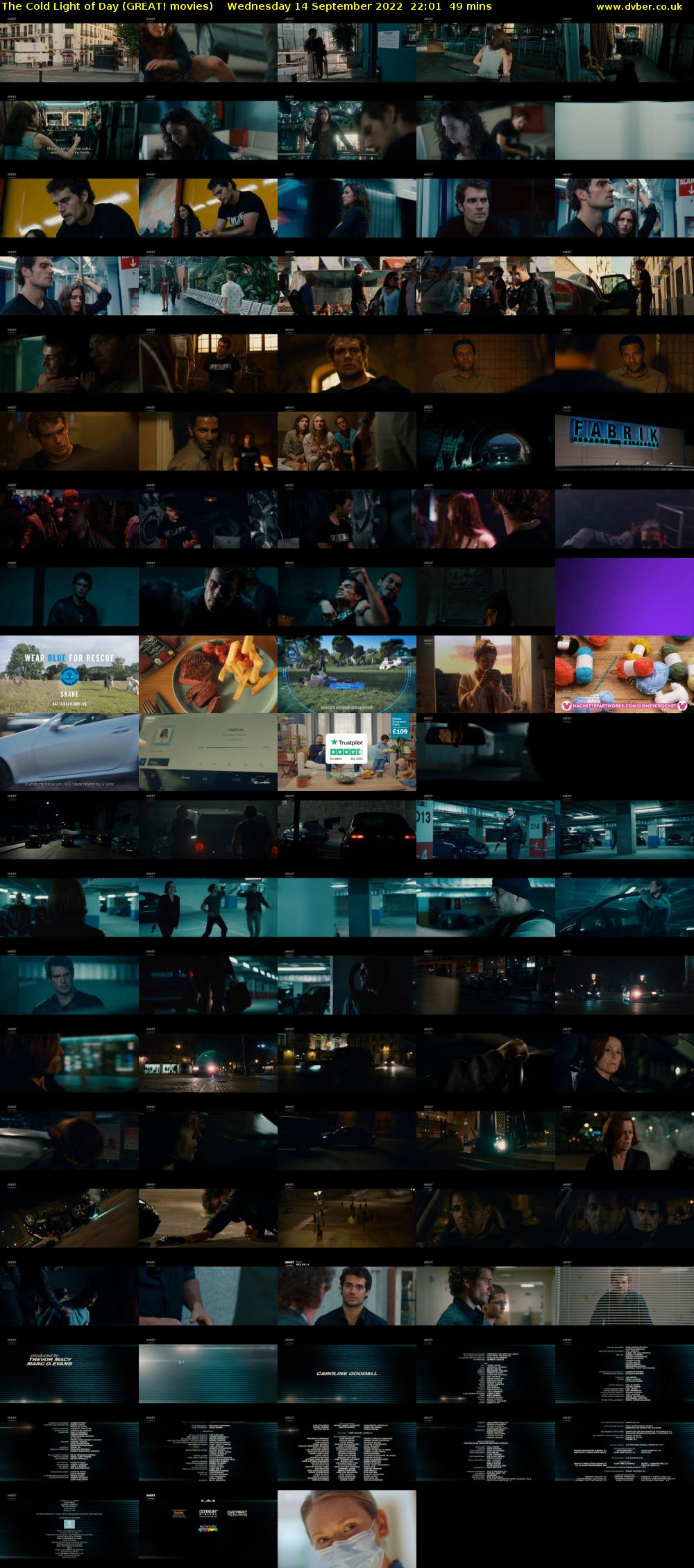 The Cold Light of Day (GREAT! movies) Wednesday 14 September 2022 22:01 - 22:50