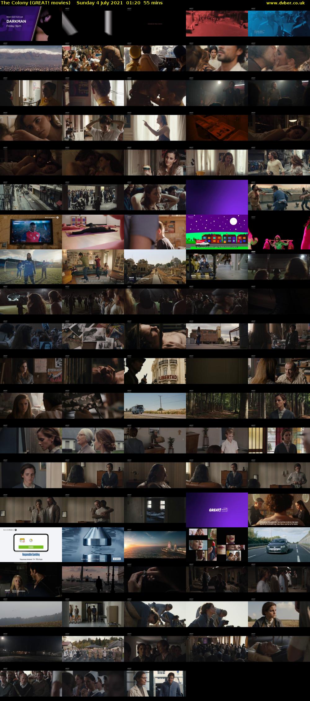 The Colony (GREAT! movies) Sunday 4 July 2021 01:20 - 02:15