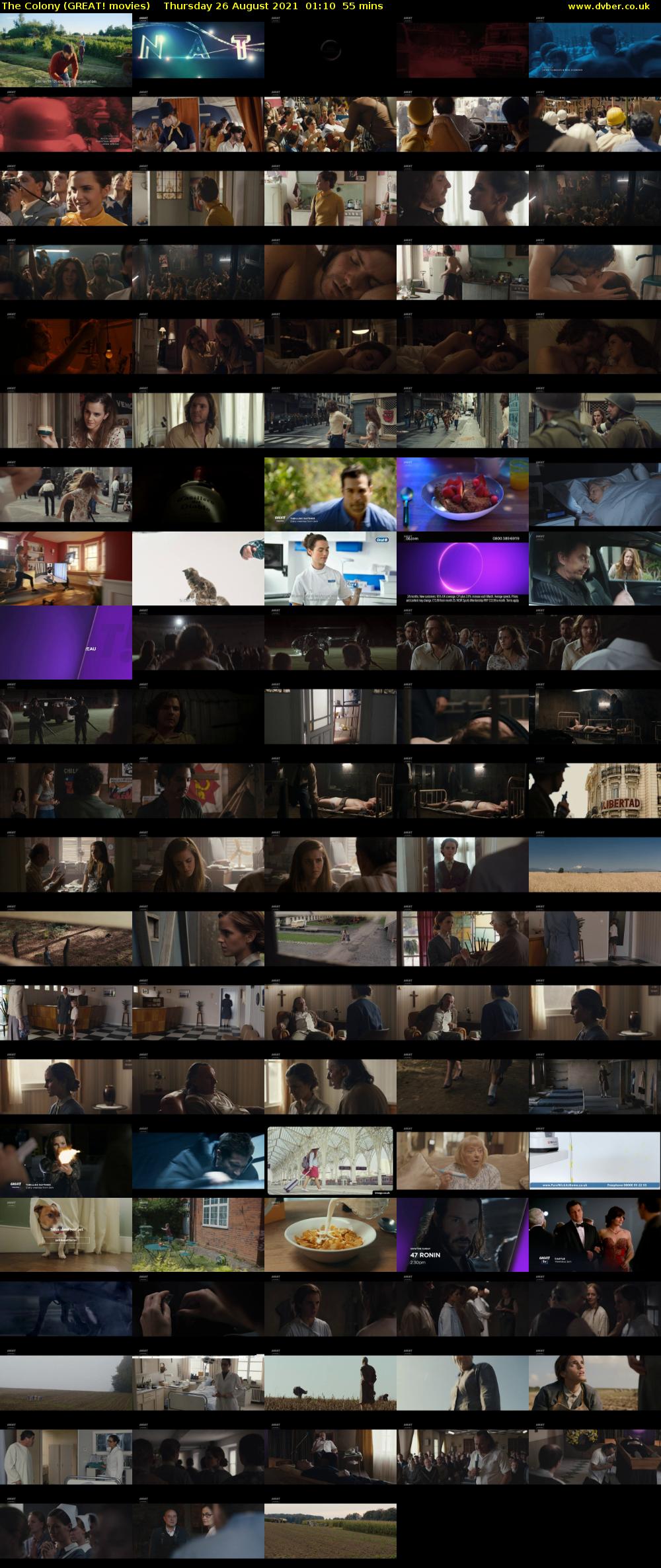 The Colony (GREAT! movies) Thursday 26 August 2021 01:10 - 02:05