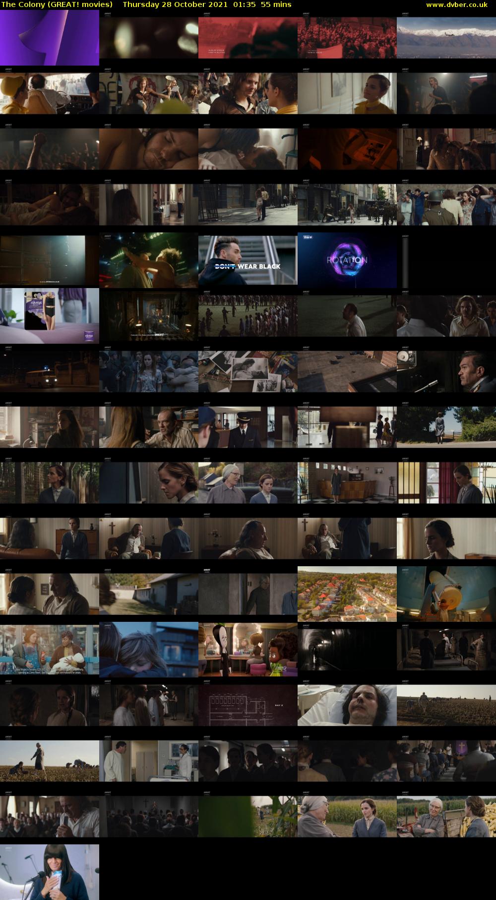 The Colony (GREAT! movies) Thursday 28 October 2021 01:35 - 02:30