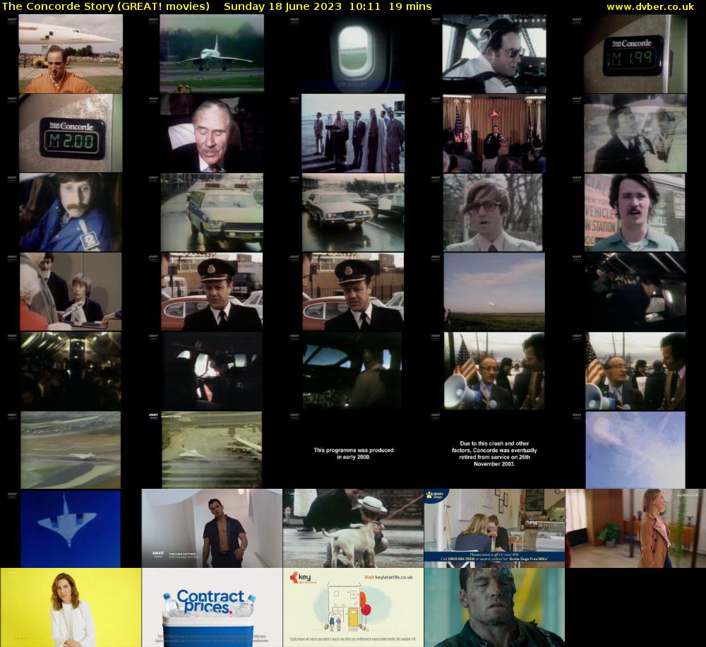 The Concorde Story (GREAT! movies) Sunday 18 June 2023 10:11 - 10:30