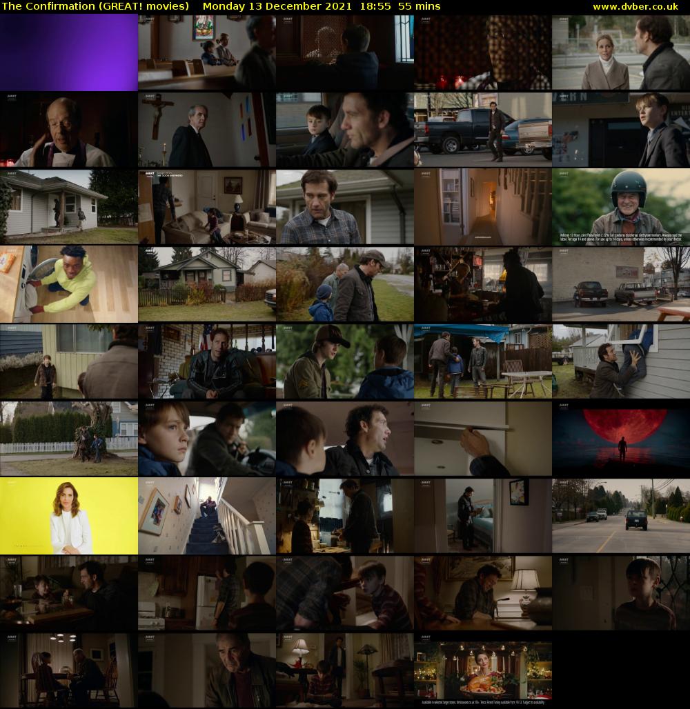 The Confirmation (GREAT! movies) Monday 13 December 2021 18:55 - 19:50