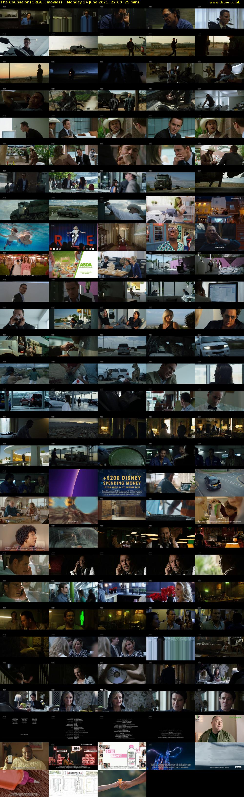 The Counselor (GREAT! movies) Monday 14 June 2021 22:00 - 23:15