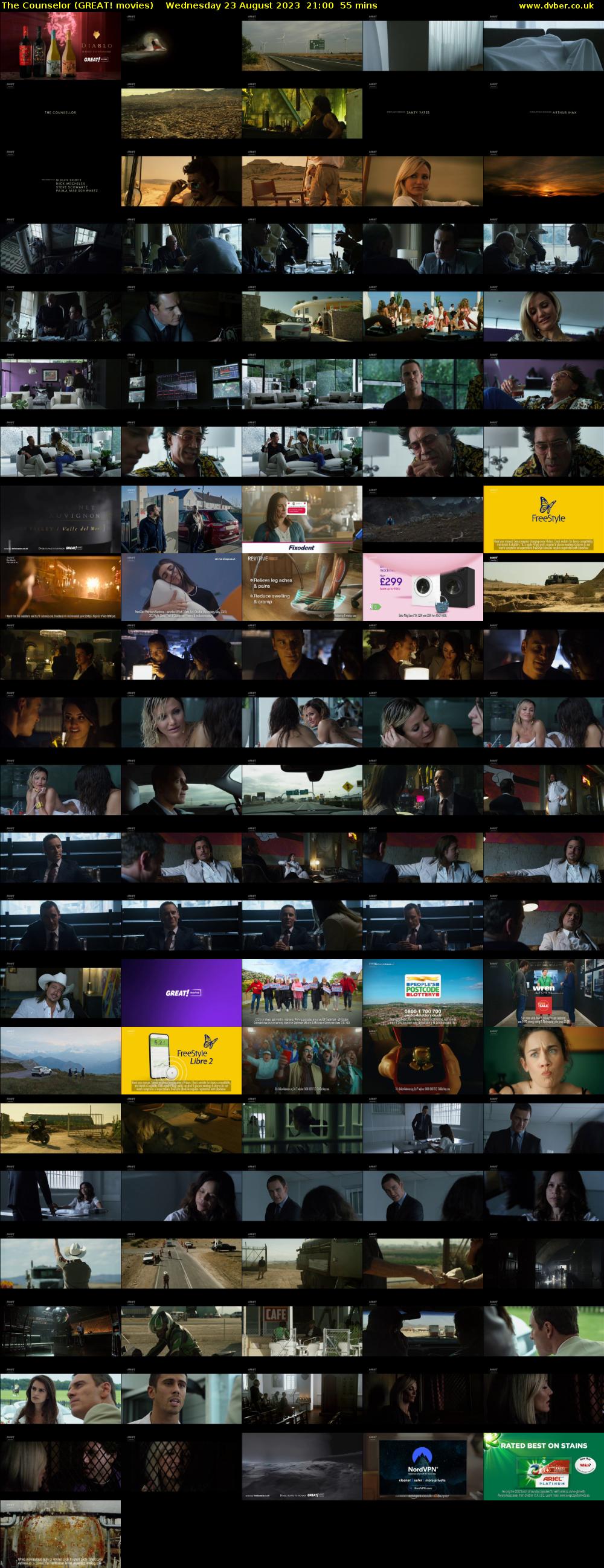 The Counselor (GREAT! movies) Wednesday 23 August 2023 21:00 - 21:55