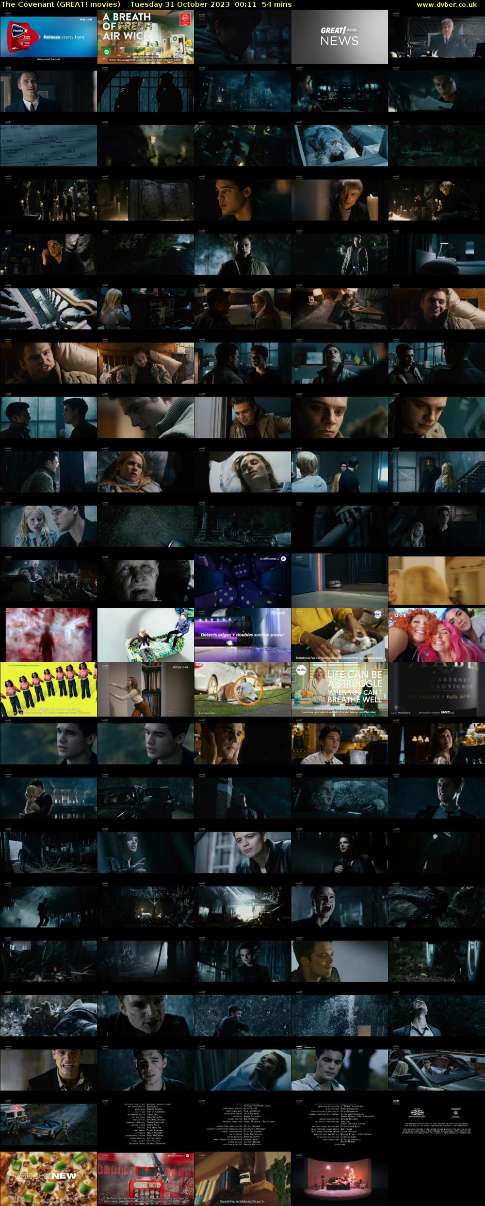 The Covenant (GREAT! movies) Tuesday 31 October 2023 00:11 - 01:05