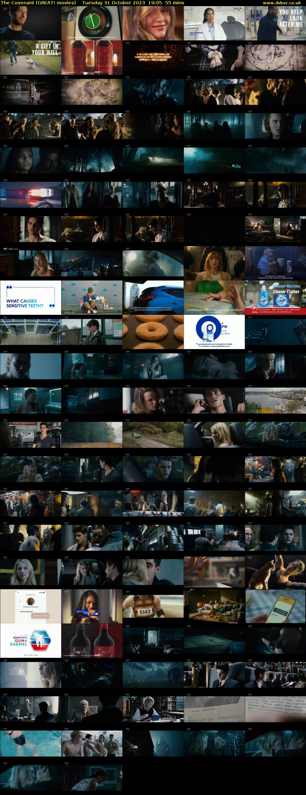 The Covenant (GREAT! movies) Tuesday 31 October 2023 19:05 - 20:00
