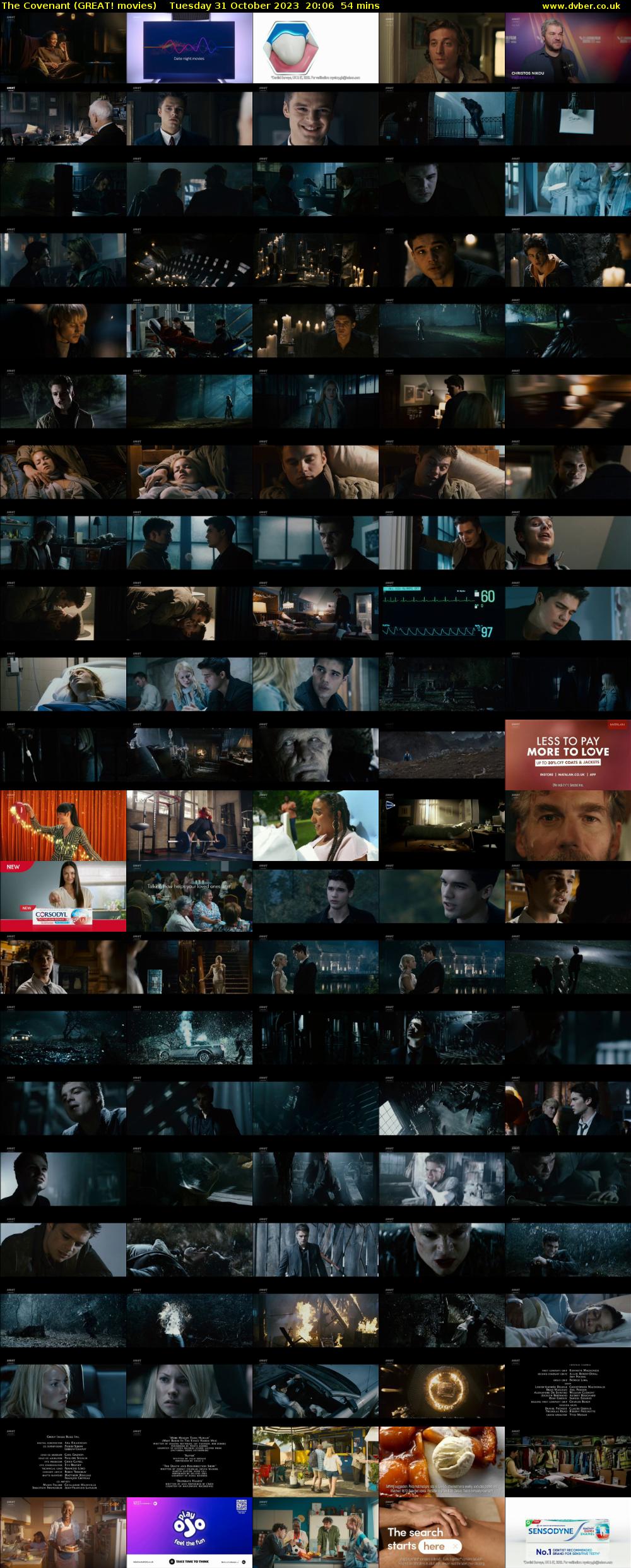 The Covenant (GREAT! movies) Tuesday 31 October 2023 20:06 - 21:00