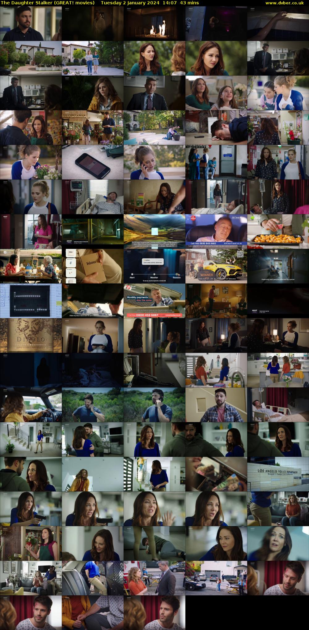 The Daughter Stalker (GREAT! movies) Tuesday 2 January 2024 14:07 - 14:50