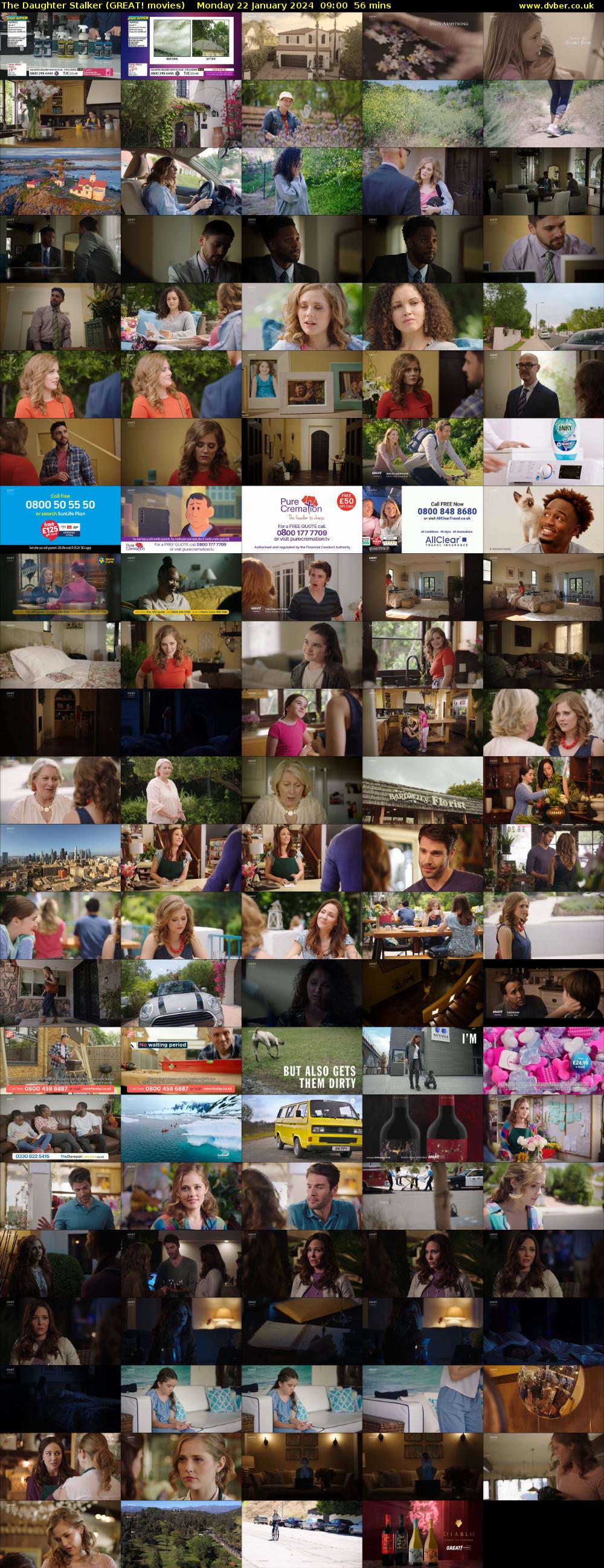 The Daughter Stalker (GREAT! movies) Monday 22 January 2024 09:00 - 09:56
