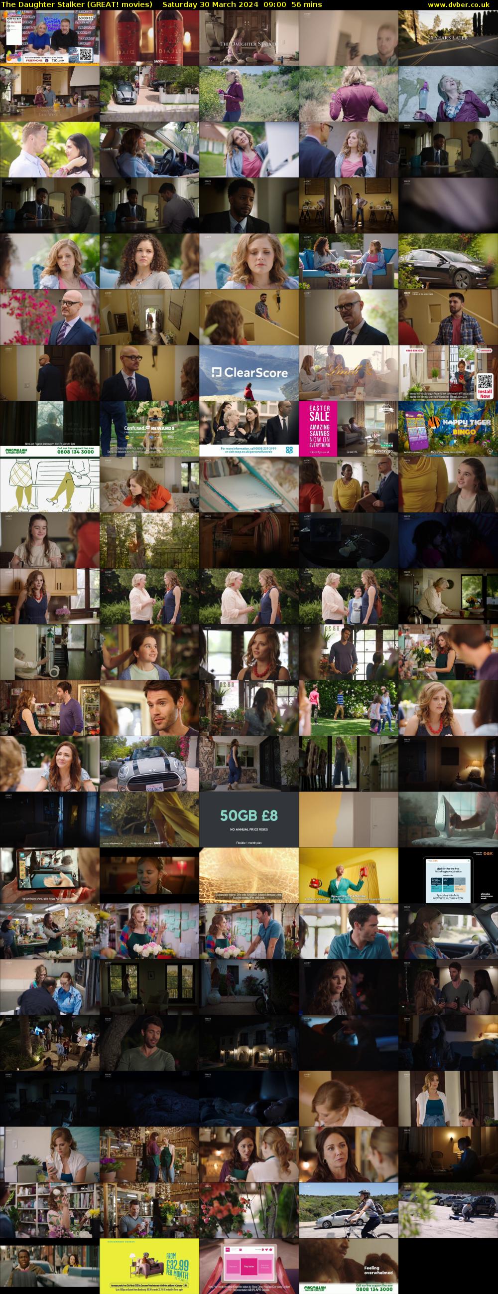 The Daughter Stalker (GREAT! movies) Saturday 30 March 2024 09:00 - 09:56