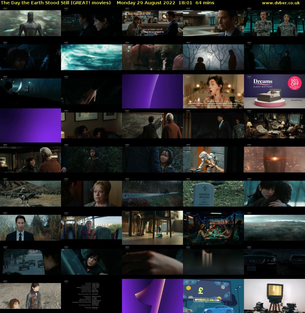 The Day the Earth Stood Still (GREAT! movies) Monday 29 August 2022 18:01 - 19:05