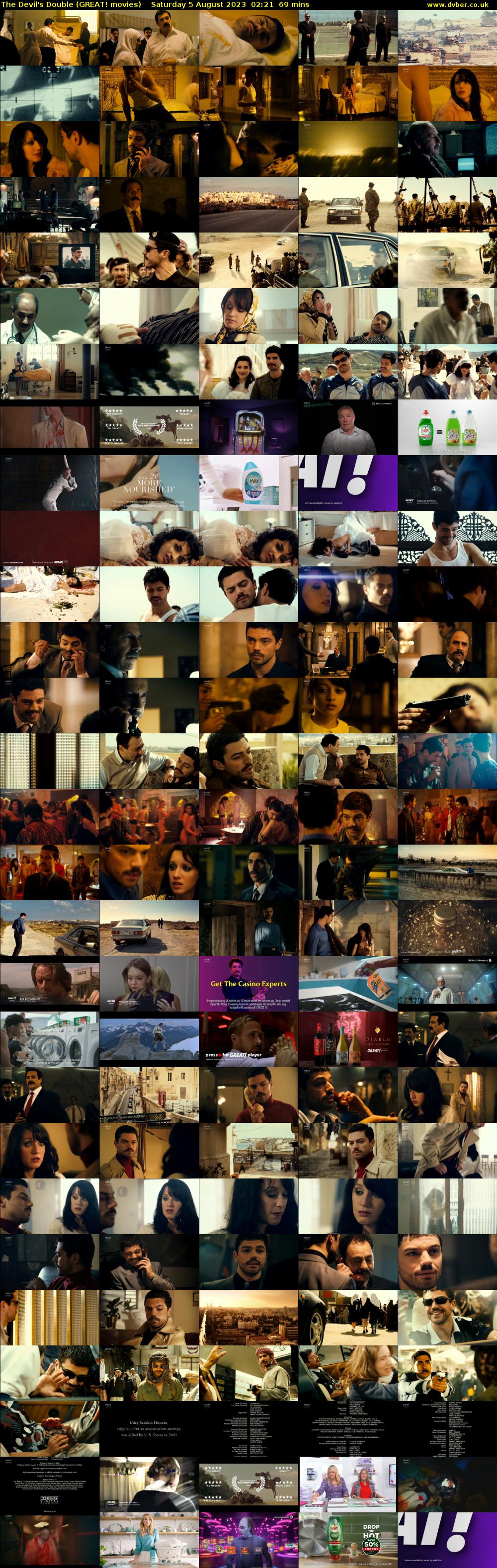 The Devil's Double (GREAT! movies) Saturday 5 August 2023 02:21 - 03:30