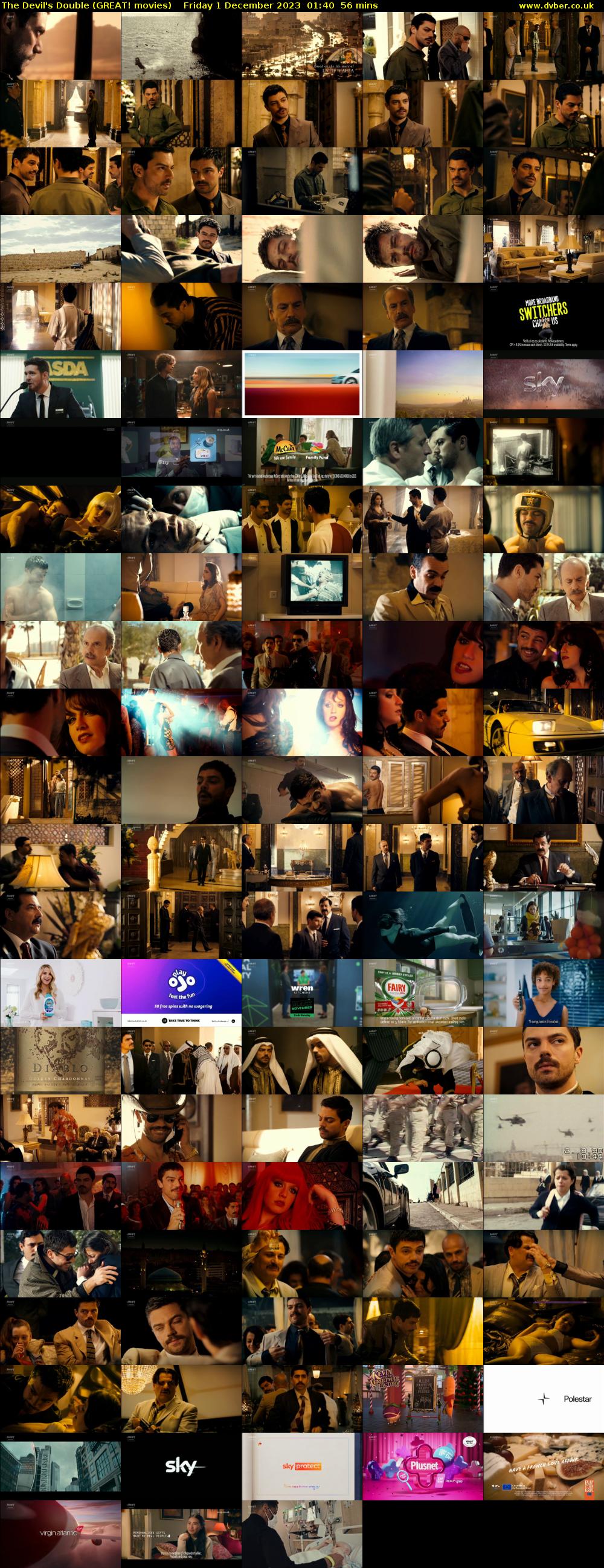 The Devil's Double (GREAT! movies) Friday 1 December 2023 01:40 - 02:36