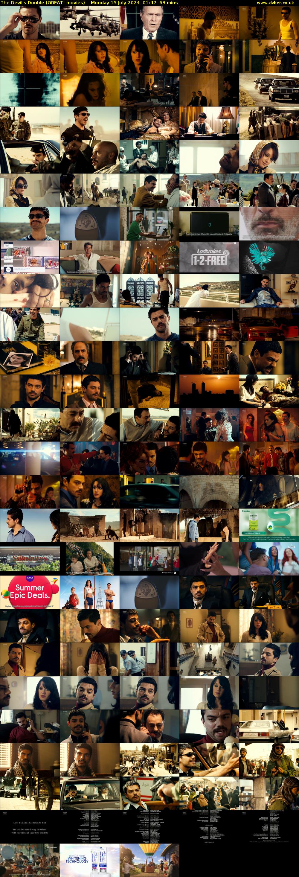 The Devil's Double (GREAT! movies) Monday 15 July 2024 01:47 - 02:50