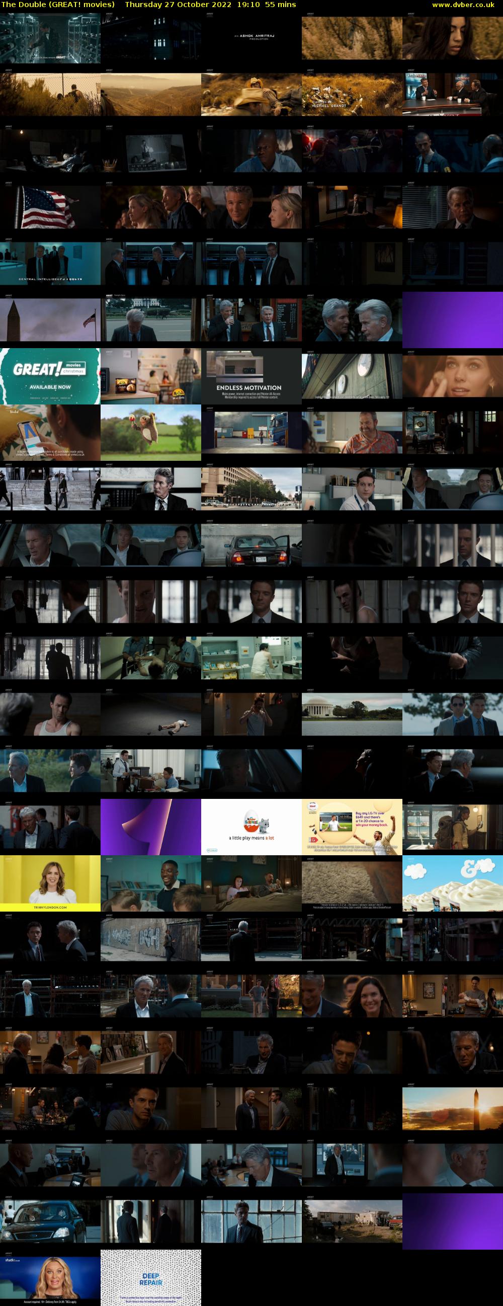 The Double (GREAT! movies) Thursday 27 October 2022 19:10 - 20:05