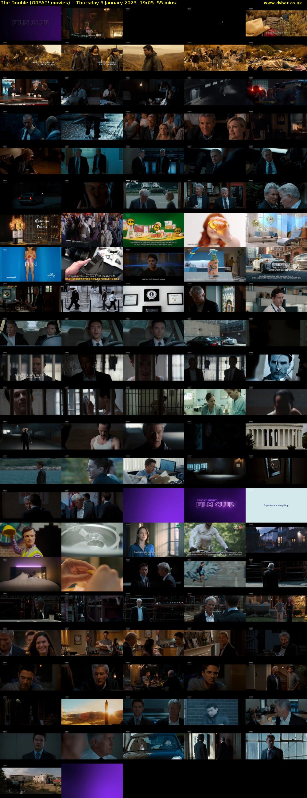 The Double (GREAT! movies) Thursday 5 January 2023 19:05 - 20:00