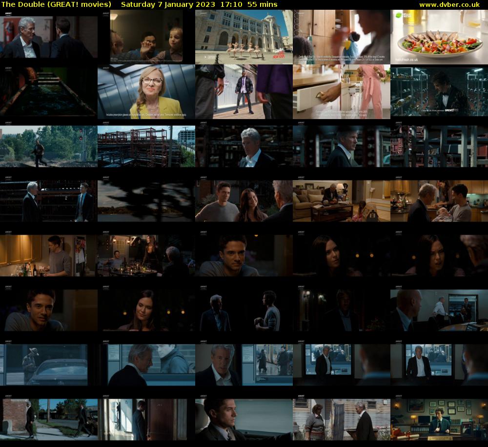 The Double (GREAT! movies) Saturday 7 January 2023 17:10 - 18:05