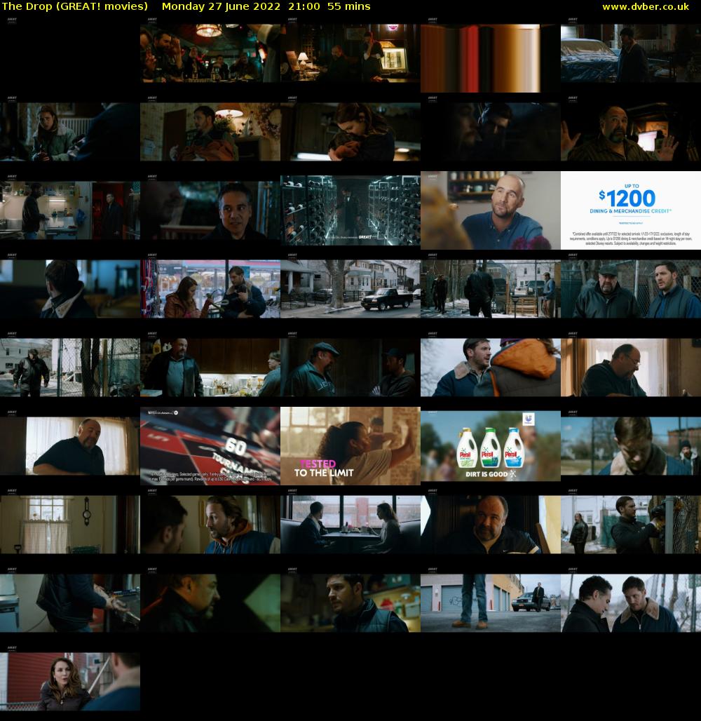 The Drop (GREAT! movies) Monday 27 June 2022 21:00 - 21:55