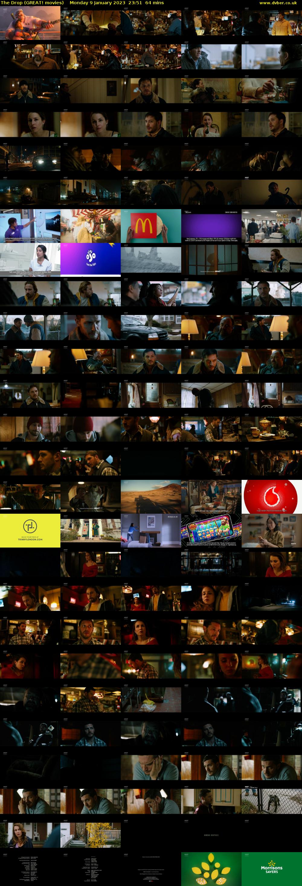 The Drop (GREAT! movies) Monday 9 January 2023 23:51 - 00:55