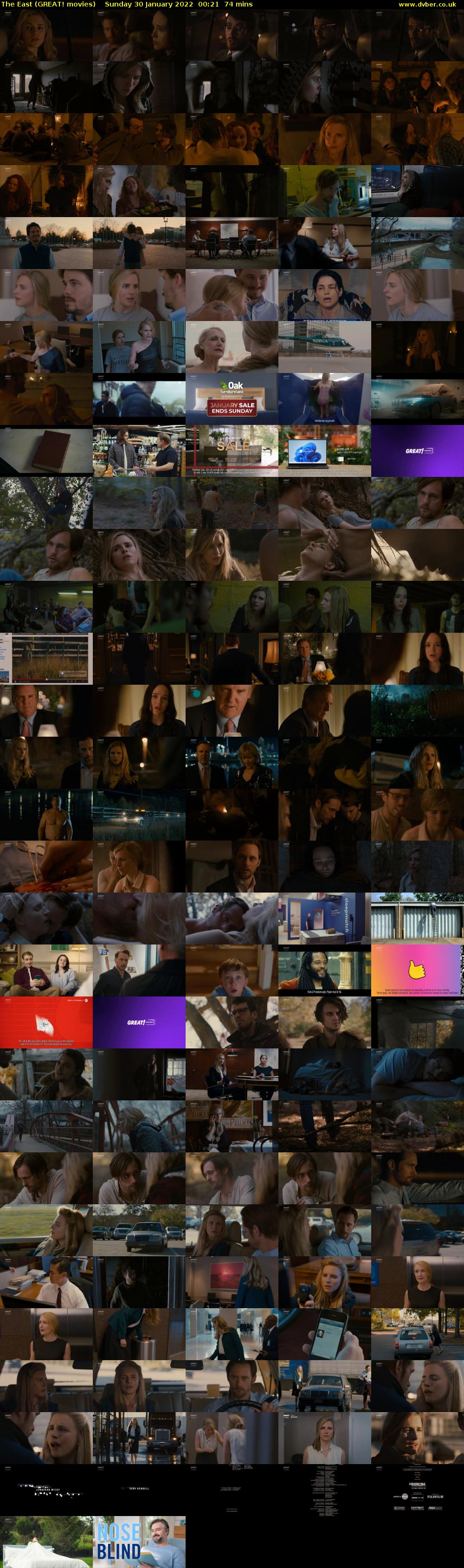 The East (GREAT! movies) Sunday 30 January 2022 00:21 - 01:35