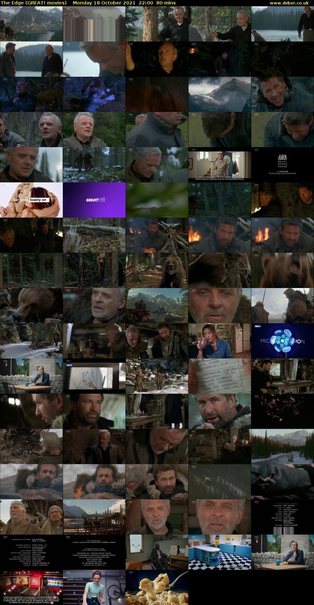The Edge (GREAT! movies) Monday 18 October 2021 22:00 - 23:20