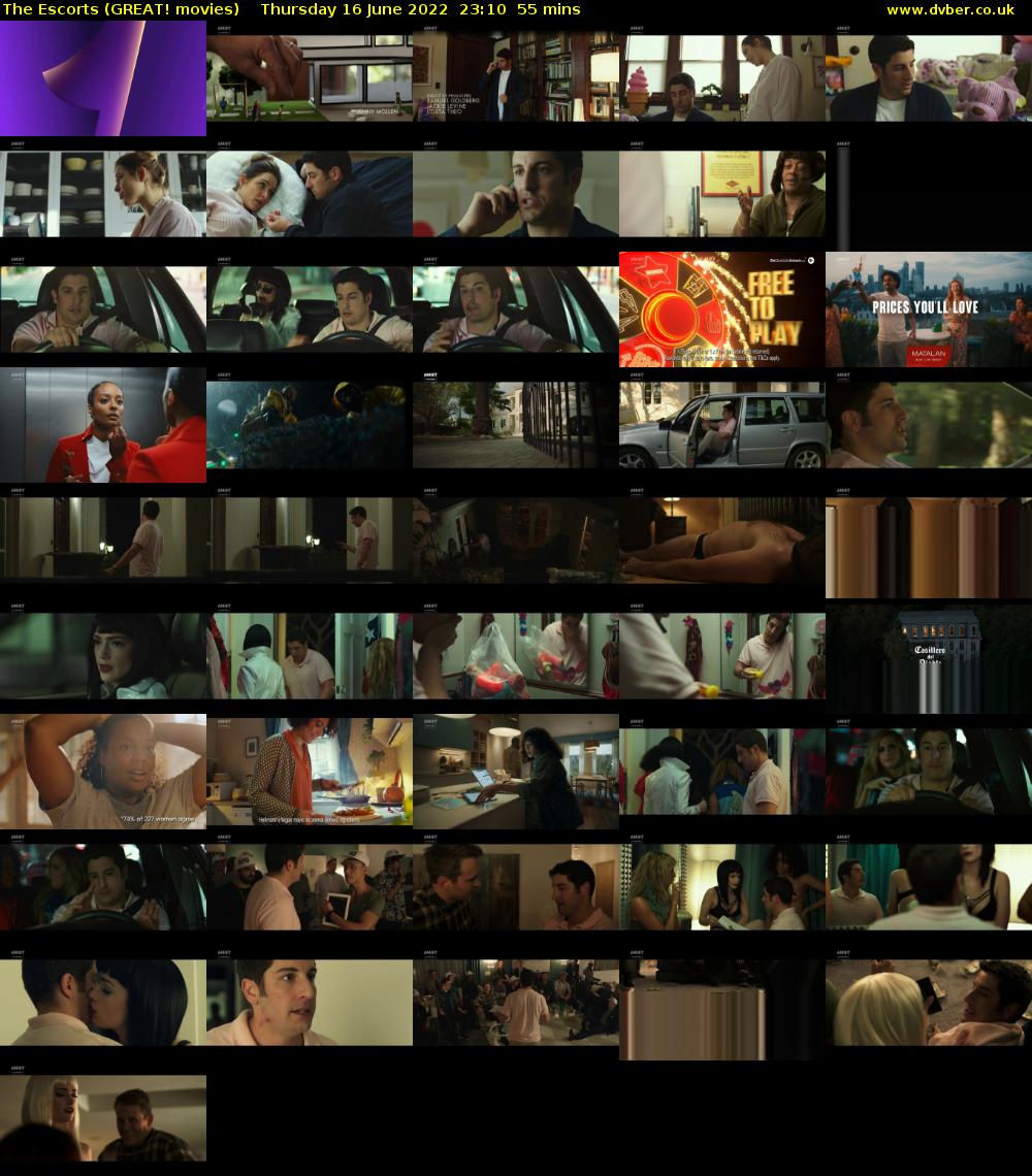 The Escorts (GREAT! movies) Thursday 16 June 2022 23:10 - 00:05