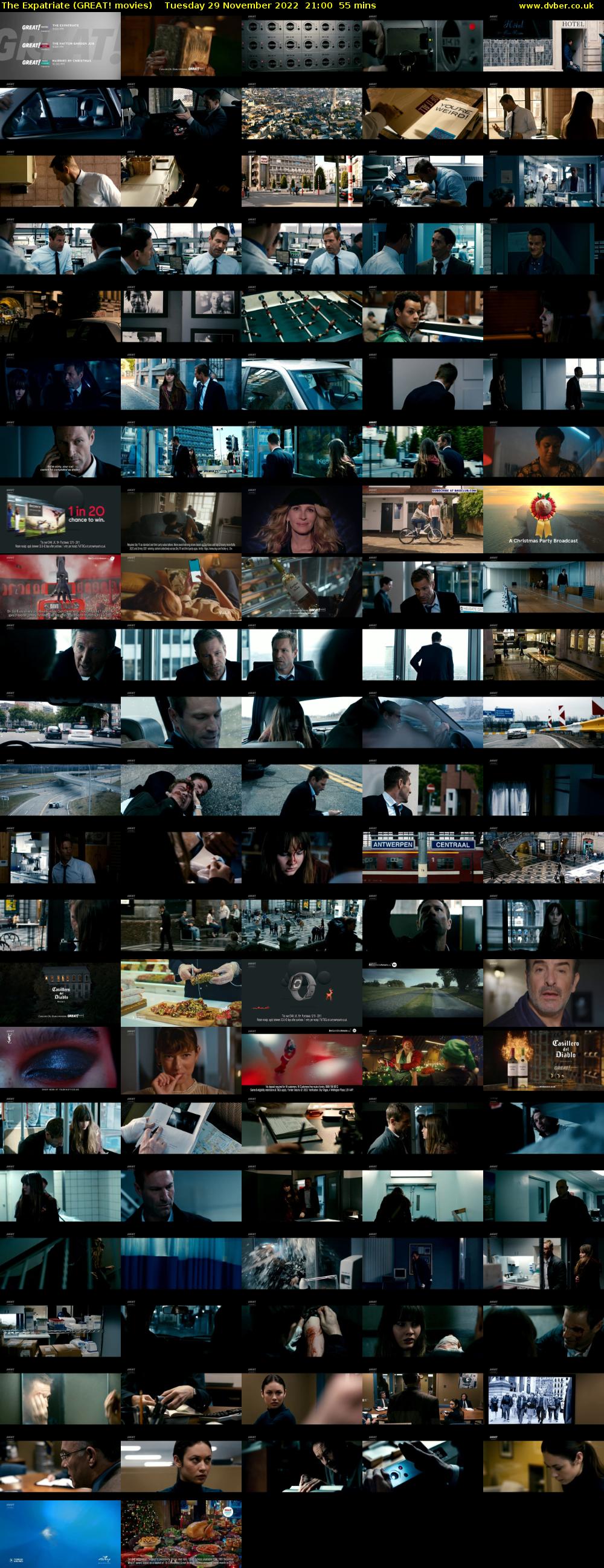 The Expatriate (GREAT! movies) Tuesday 29 November 2022 21:00 - 21:55