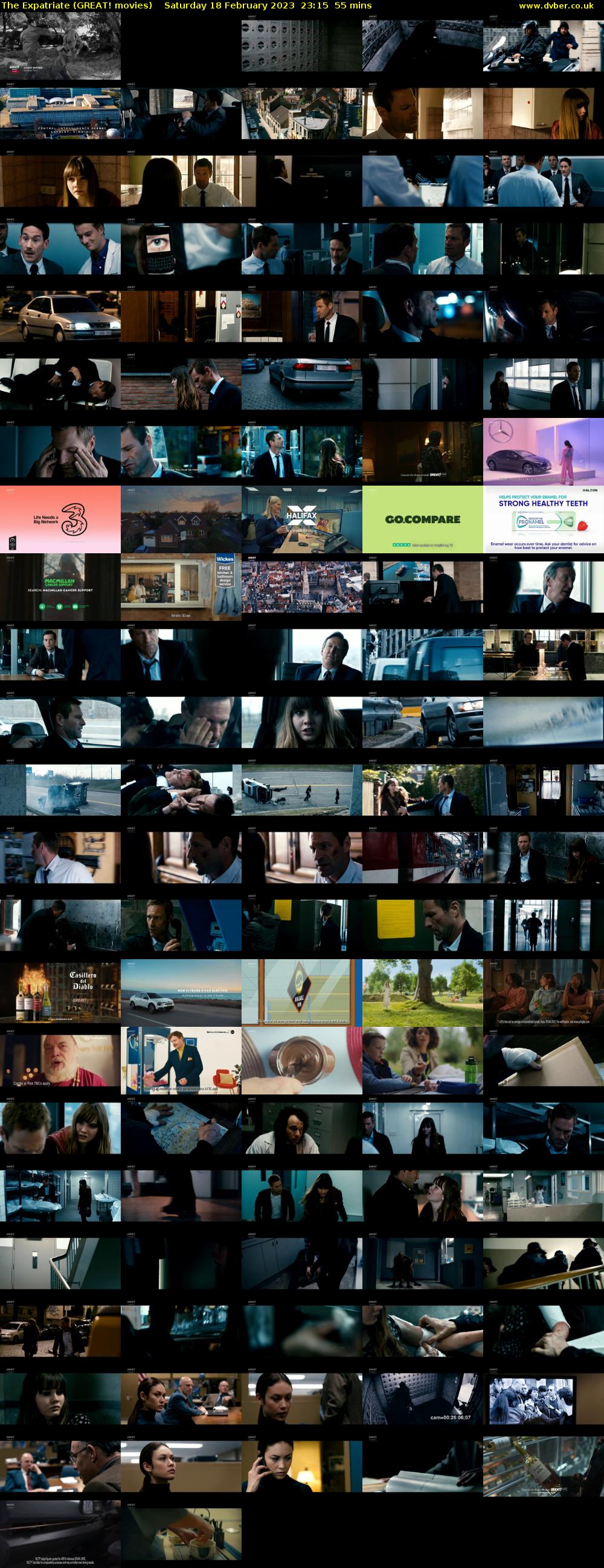 The Expatriate (GREAT! movies) Saturday 18 February 2023 23:15 - 00:10