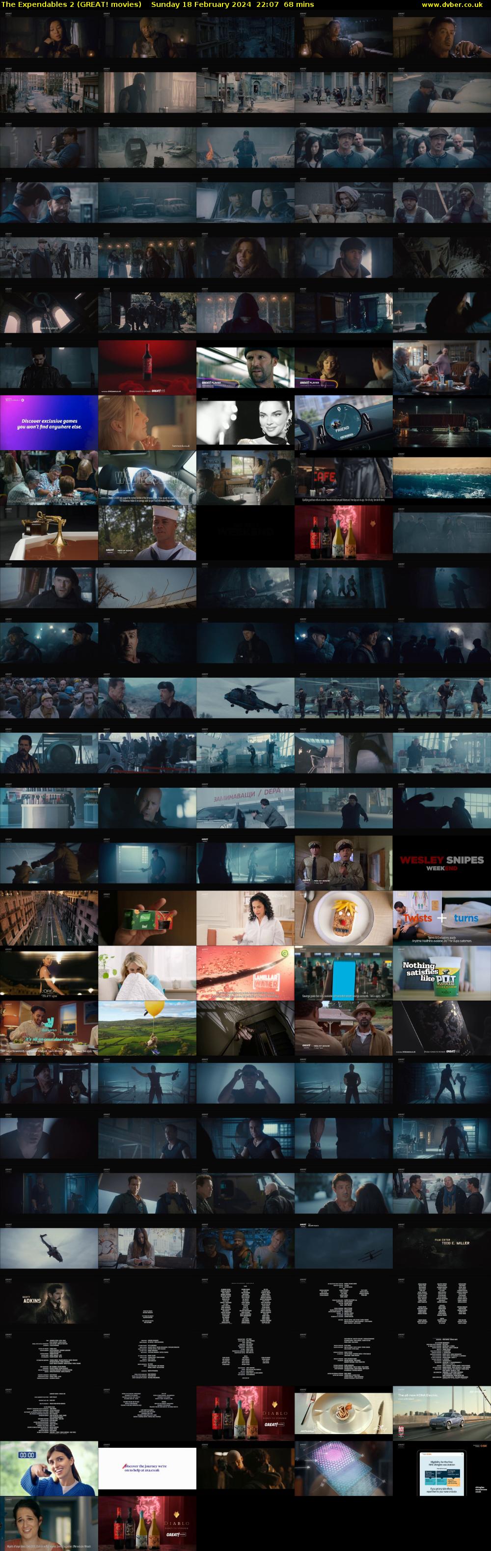 The Expendables 2 (GREAT! movies) Sunday 18 February 2024 22:07 - 23:15
