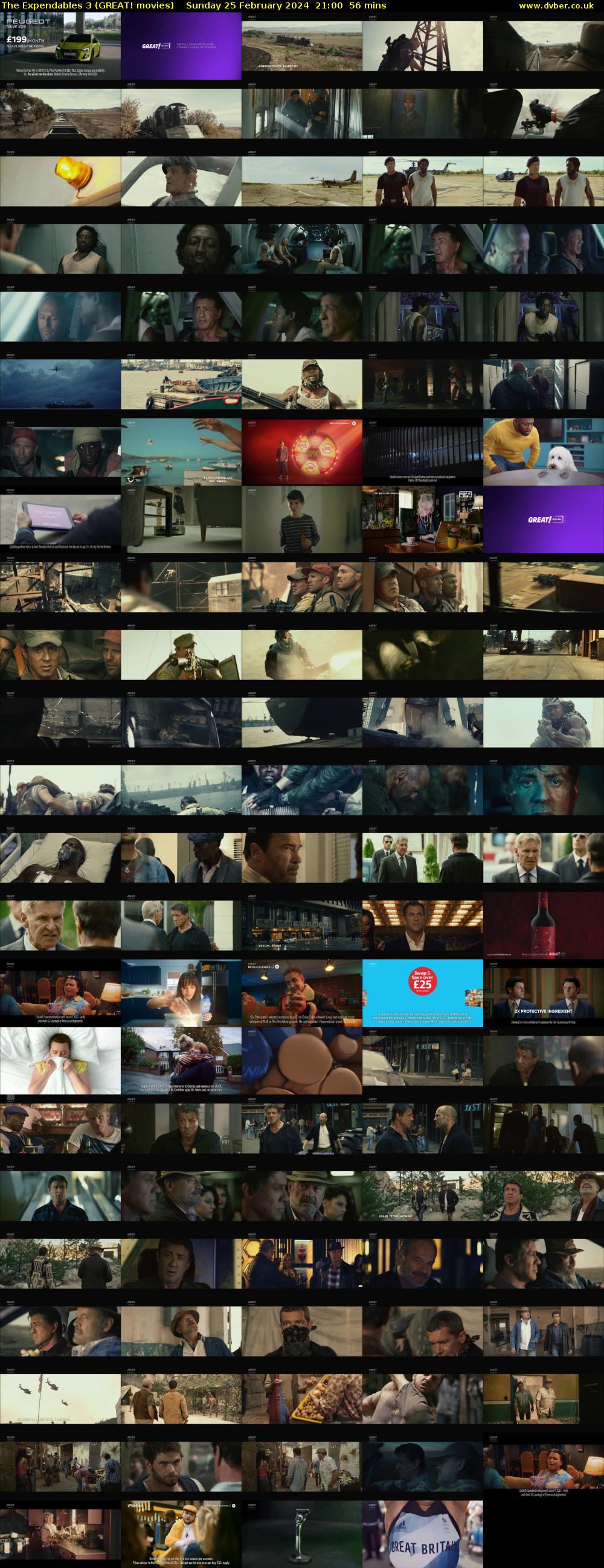 The Expendables 3 (GREAT! movies) Sunday 25 February 2024 21:00 - 21:56