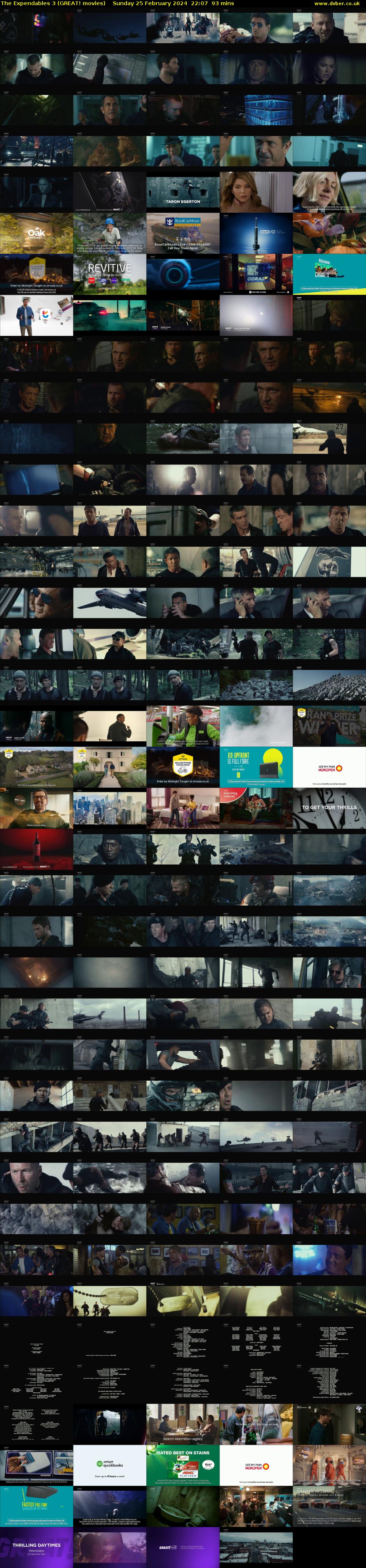 The Expendables 3 (GREAT! movies) Sunday 25 February 2024 22:07 - 23:40