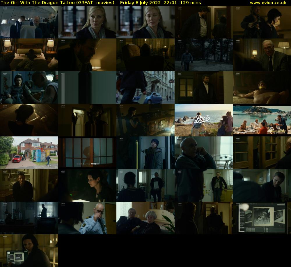 The Girl With The Dragon Tattoo (GREAT! movies) Friday 8 July 2022 22:01 - 00:10