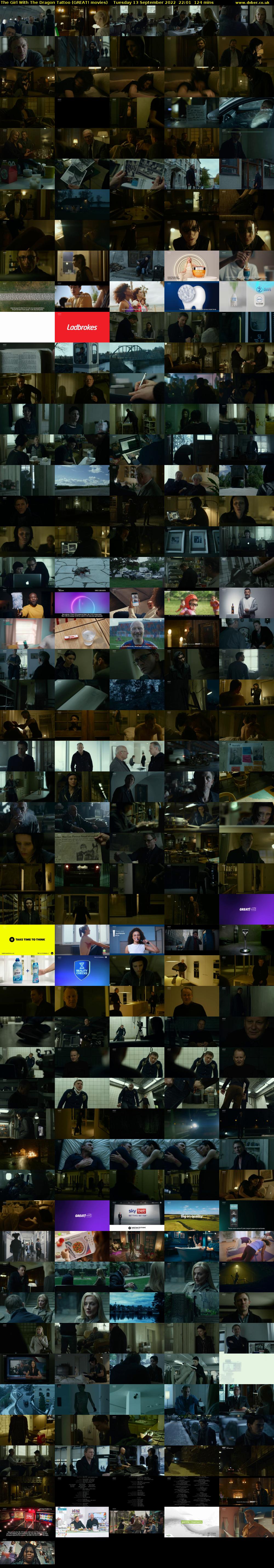 The Girl With The Dragon Tattoo (GREAT! movies) Tuesday 13 September 2022 22:01 - 00:05