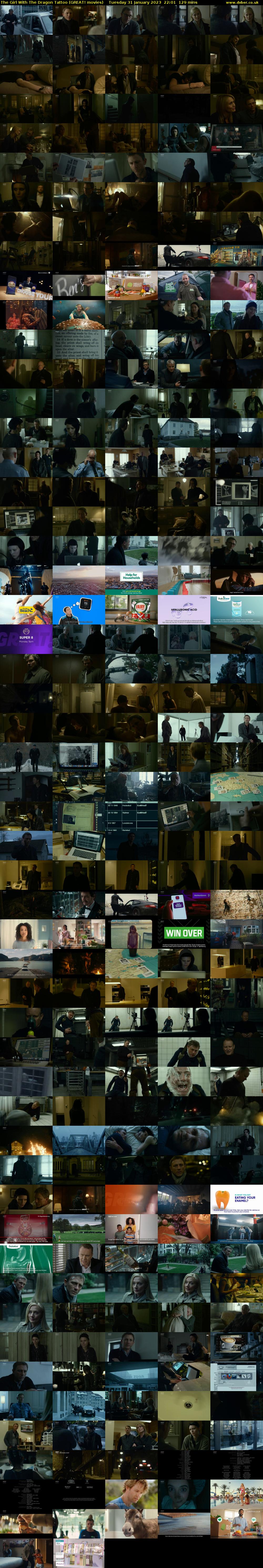The Girl With The Dragon Tattoo (GREAT! movies) Tuesday 31 January 2023 22:01 - 00:10