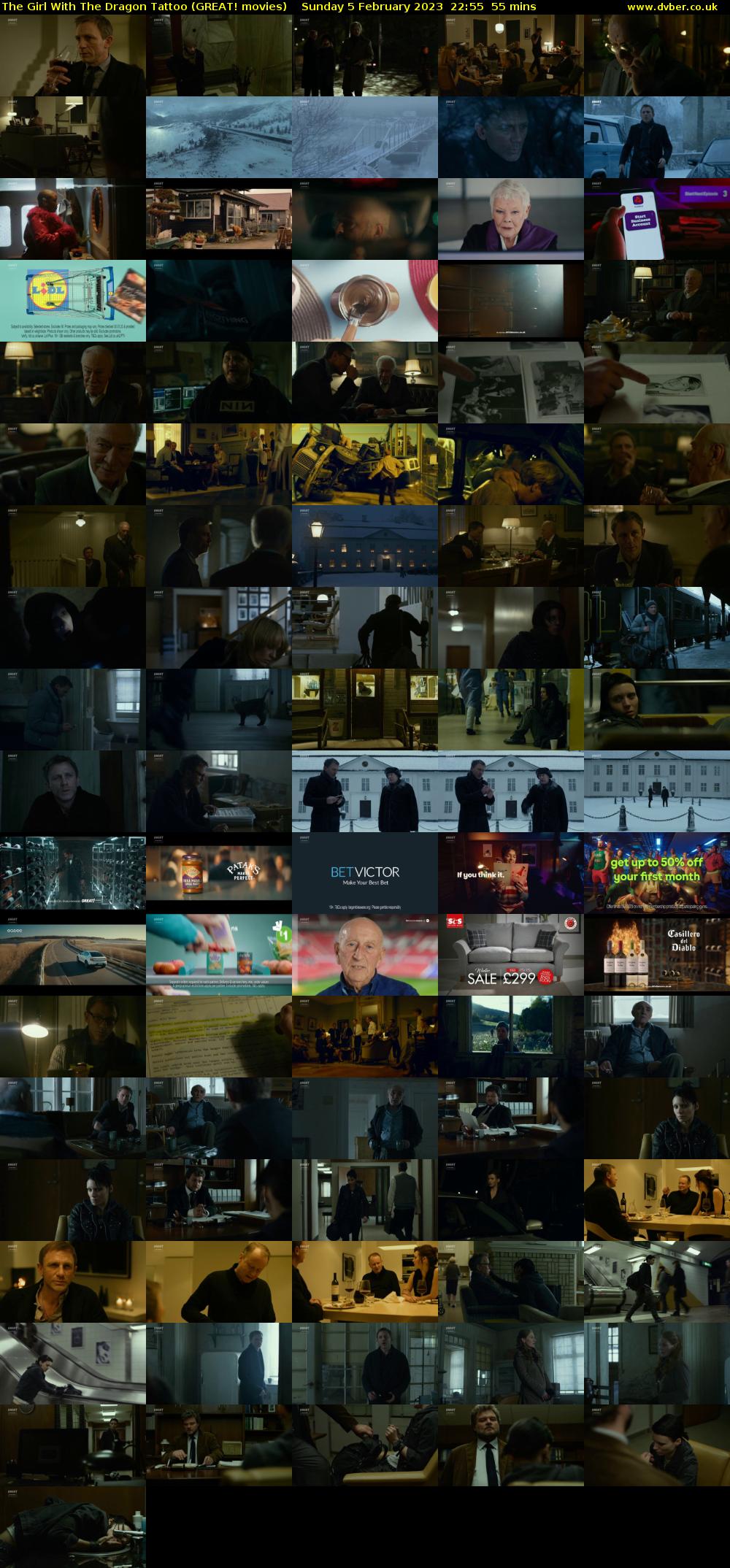 The Girl With The Dragon Tattoo (GREAT! movies) Sunday 5 February 2023 22:55 - 23:50