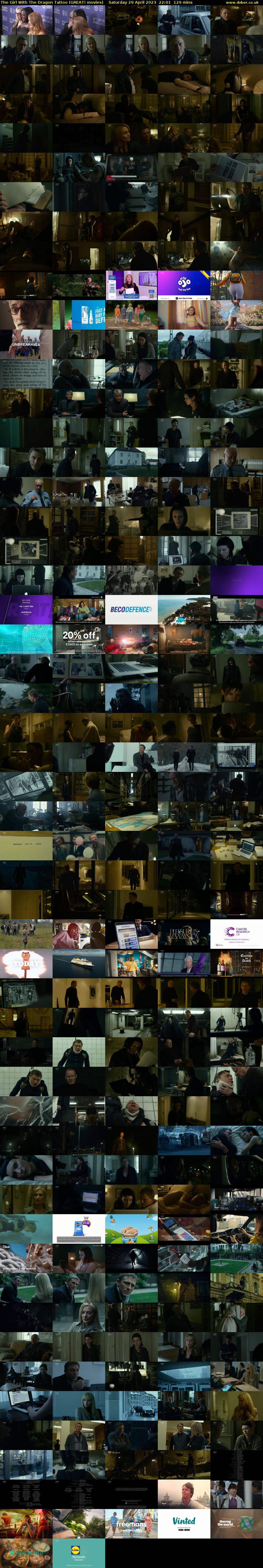 The Girl With The Dragon Tattoo (GREAT! movies) Saturday 29 April 2023 22:01 - 00:10