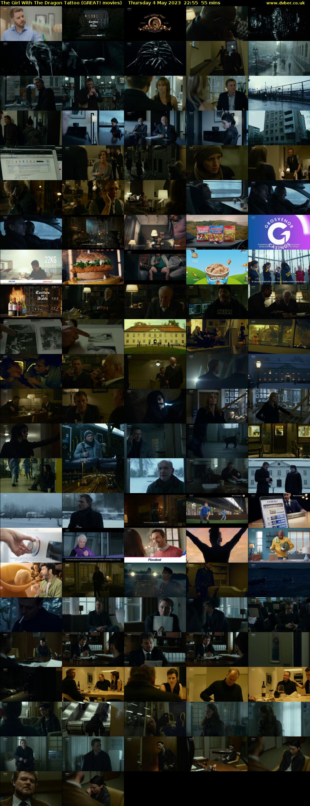 The Girl With The Dragon Tattoo (GREAT! movies) Thursday 4 May 2023 22:55 - 23:50