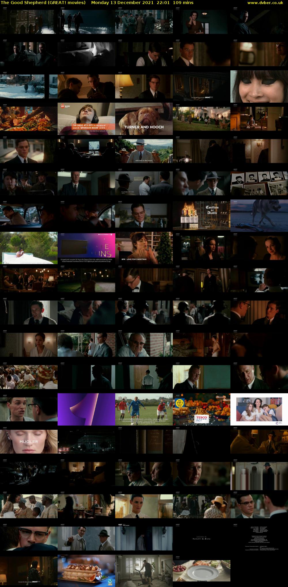The Good Shepherd (GREAT! movies) Monday 13 December 2021 22:01 - 23:50