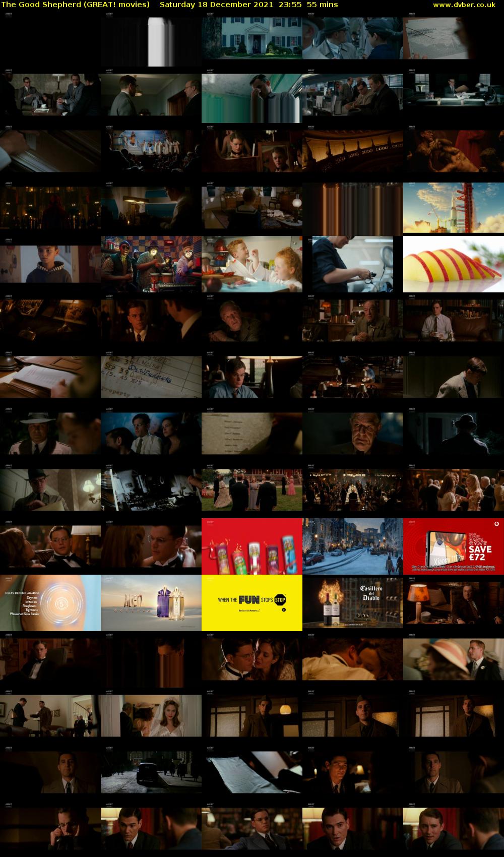 The Good Shepherd (GREAT! movies) Saturday 18 December 2021 23:55 - 00:50