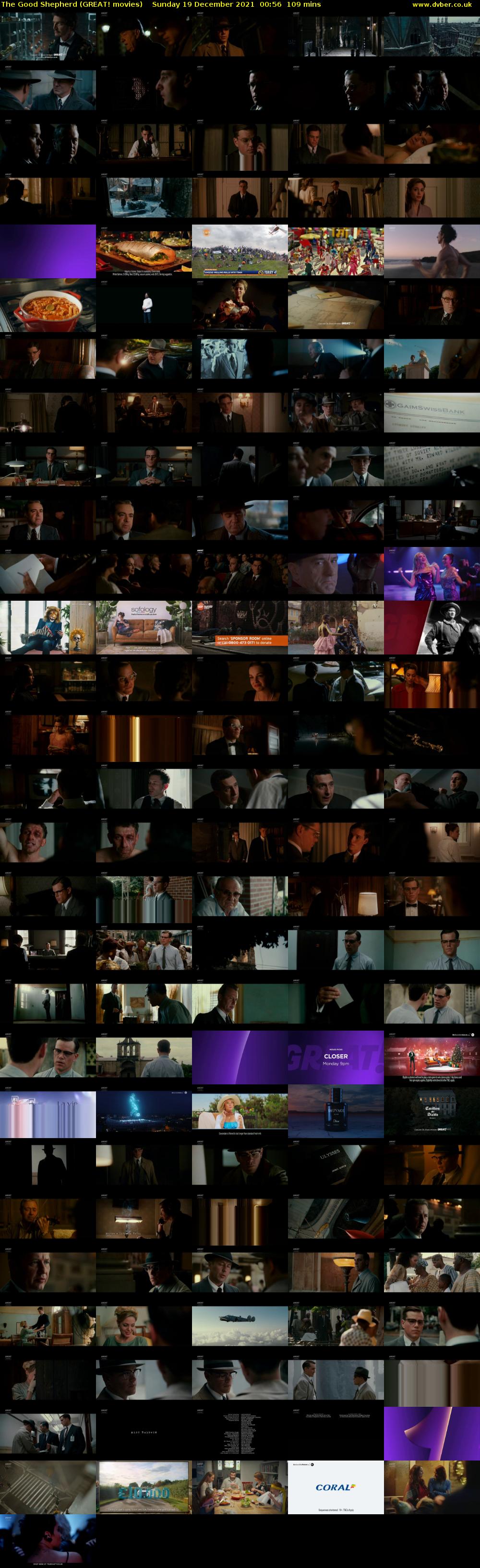 The Good Shepherd (GREAT! movies) Sunday 19 December 2021 00:56 - 02:45