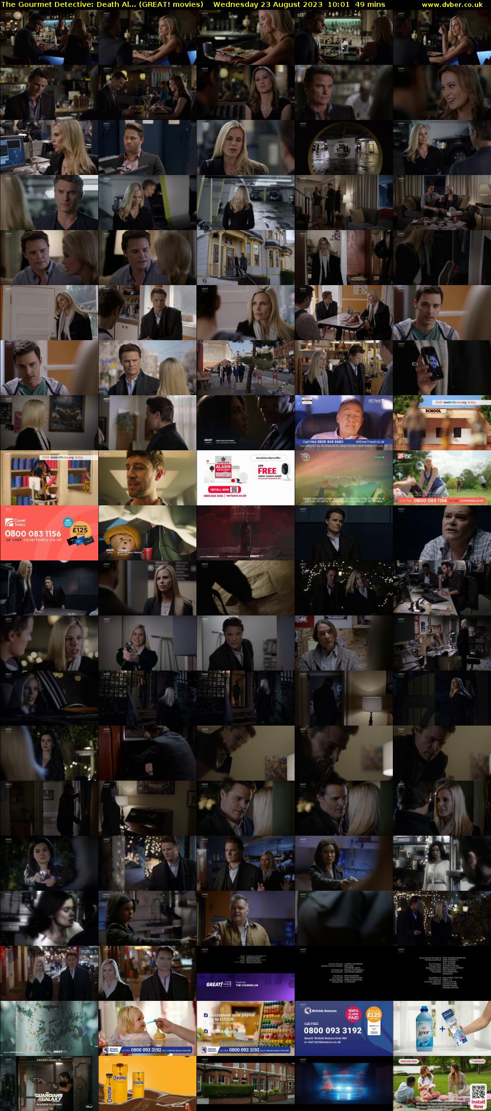 The Gourmet Detective: Death Al... (GREAT! movies) Wednesday 23 August 2023 10:01 - 10:50