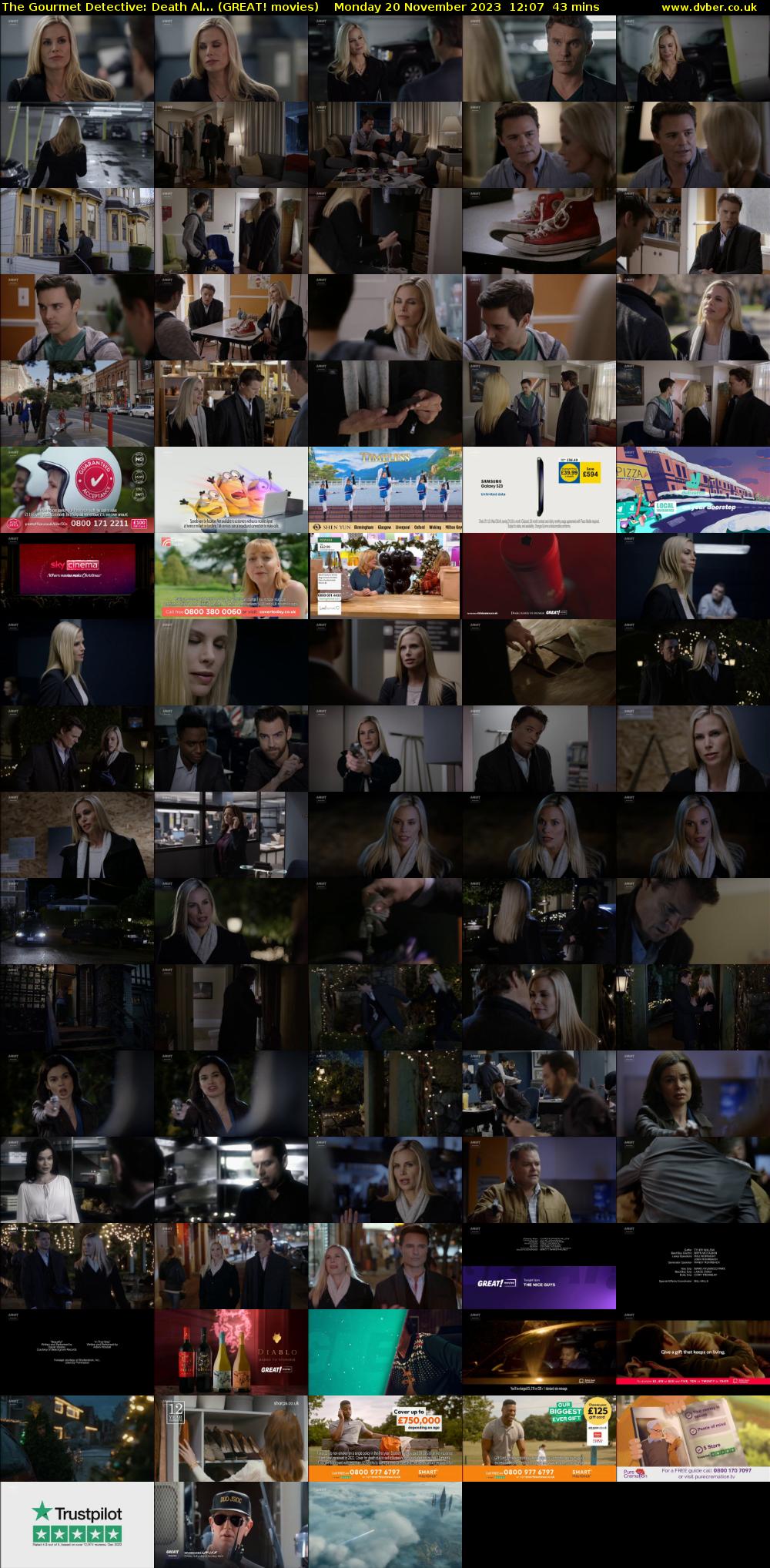 The Gourmet Detective: Death Al... (GREAT! movies) Monday 20 November 2023 12:07 - 12:50