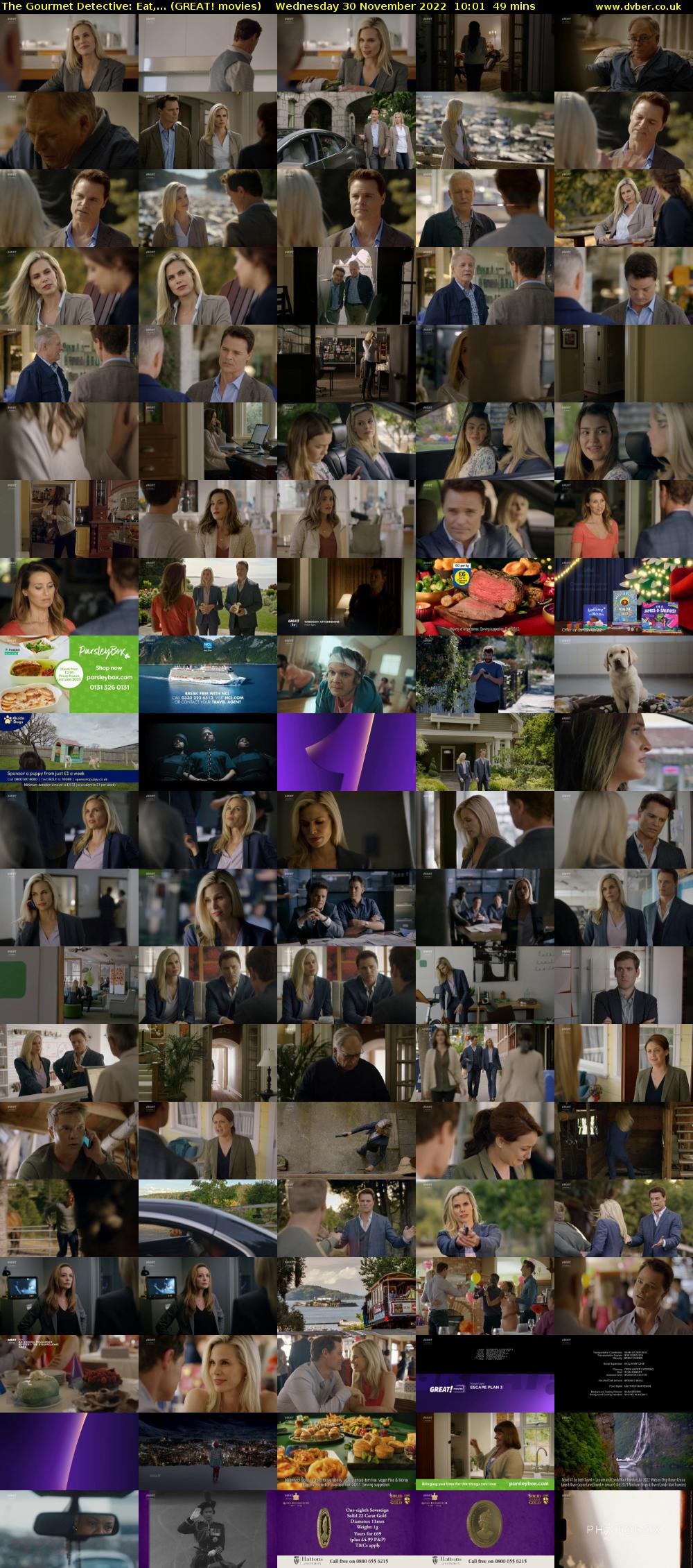 The Gourmet Detective: Eat,... (GREAT! movies) Wednesday 30 November 2022 10:01 - 10:50