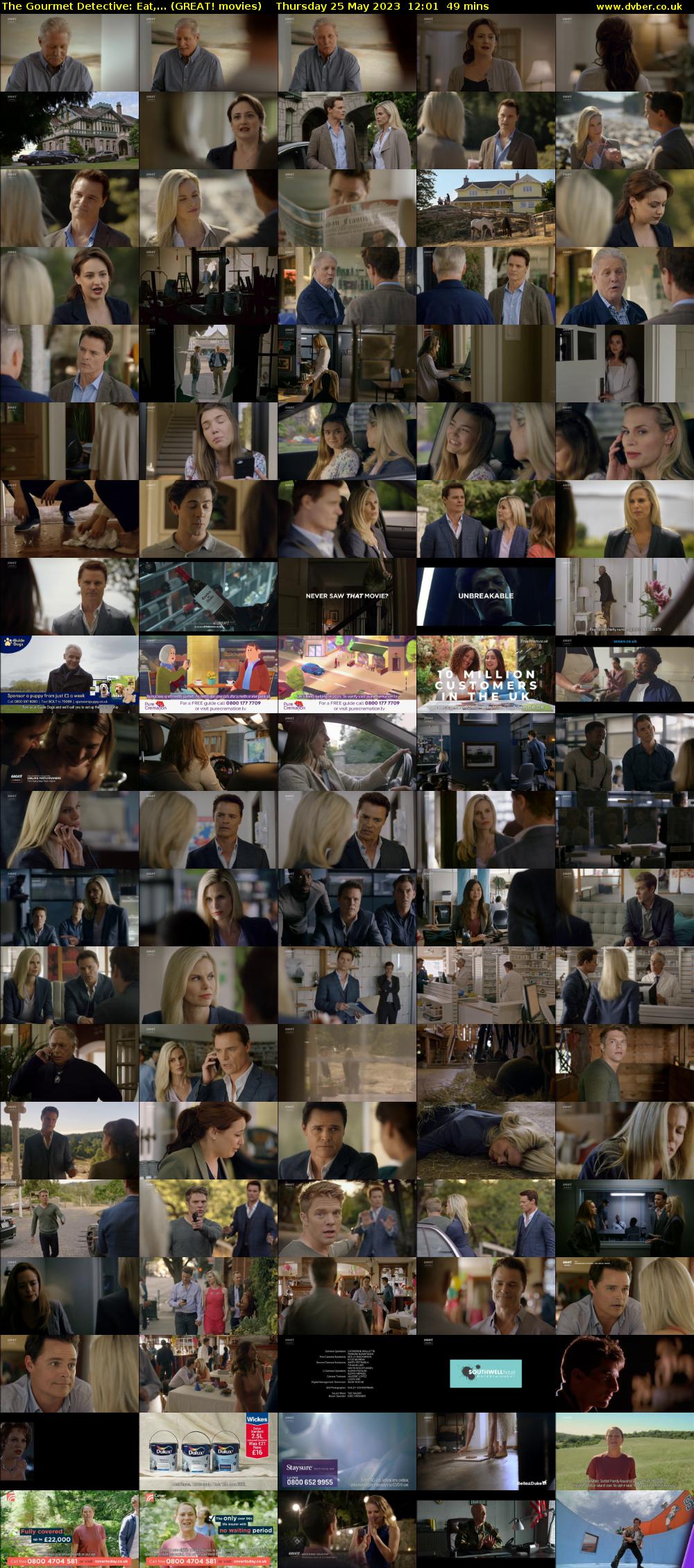 The Gourmet Detective: Eat,... (GREAT! movies) Thursday 25 May 2023 12:01 - 12:50