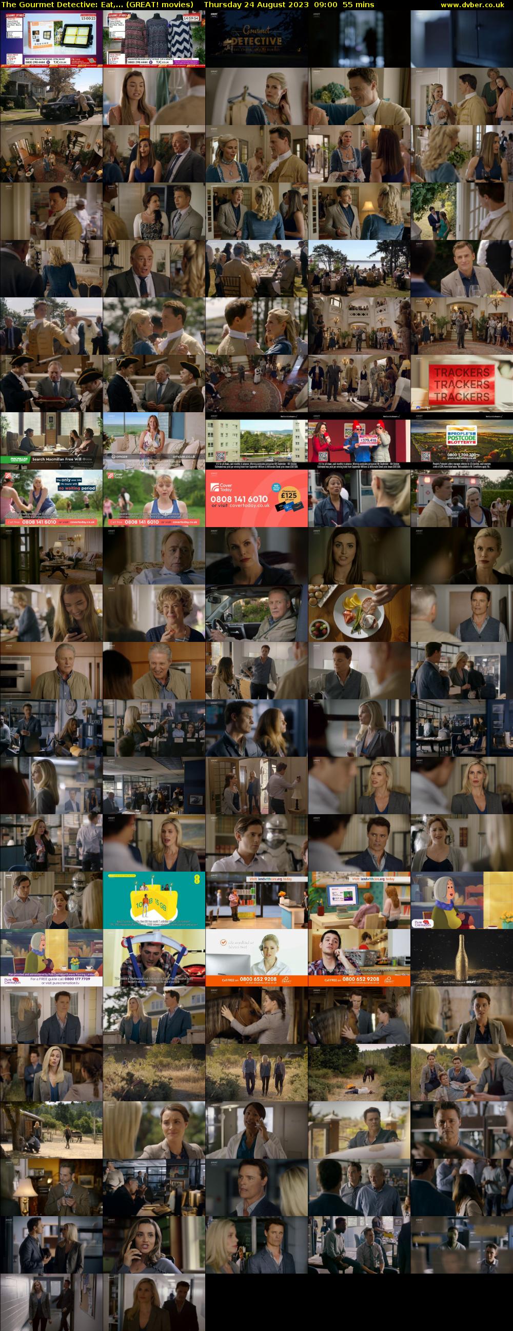 The Gourmet Detective: Eat,... (GREAT! movies) Thursday 24 August 2023 09:00 - 09:55