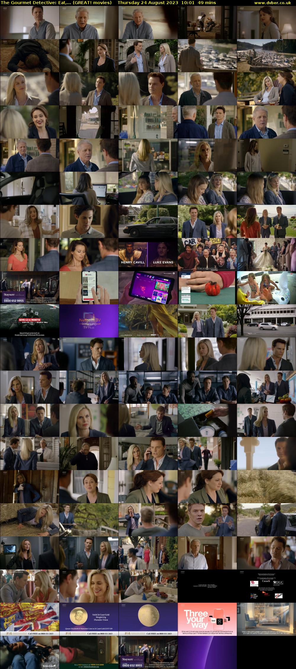 The Gourmet Detective: Eat,... (GREAT! movies) Thursday 24 August 2023 10:01 - 10:50
